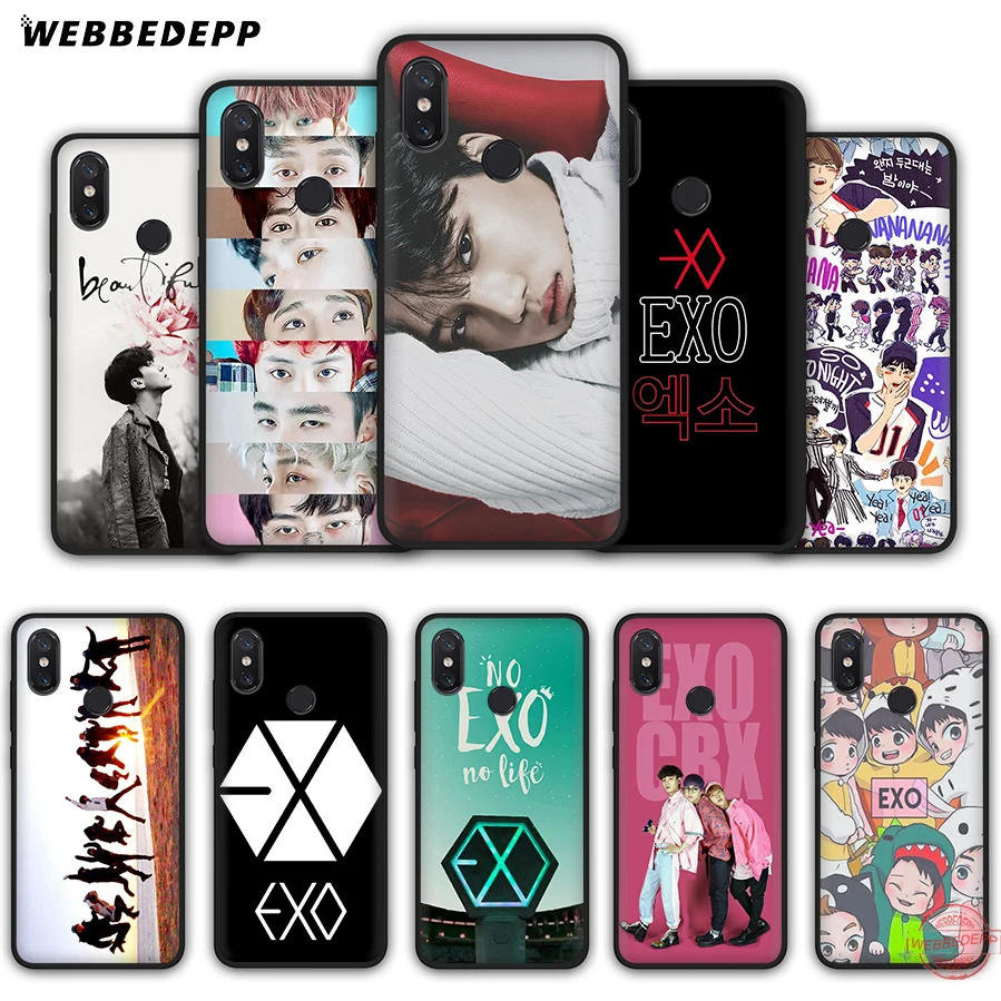 Мягкий чехол WEBBEDEPP Kpop exo Lucky one для Xiaomi Mi A3 9 9T 10 Lite CC9E Max 3 Redmi 7A K20 Pro K30 X2 | Мобильные