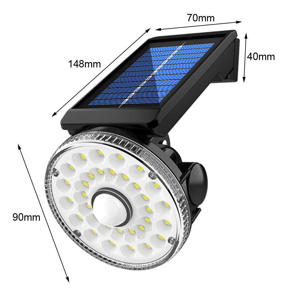 

Solar Lamp PIR Motion Sensor Solar Powered Wall Light Sunlight Waterproof Street Light For Outdoor Garden Decoration