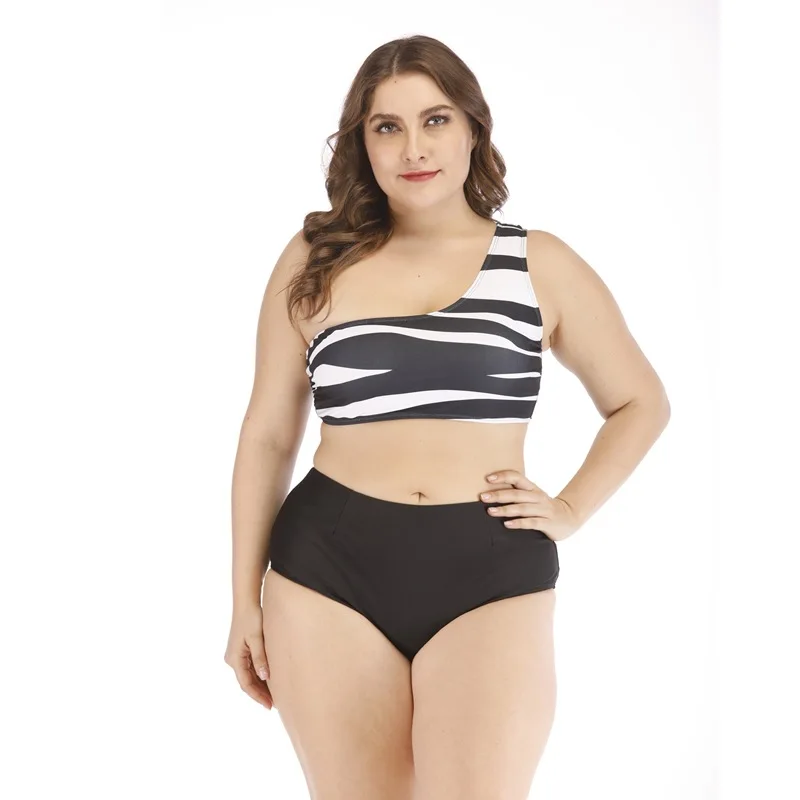 2020 бразильские бикини размера плюс 4XL купальник с высокой талией женский пуш-ап