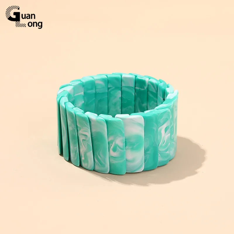 Шармы GuanLong для браслетов браслеты дизайнерские женские эластичные из смолы