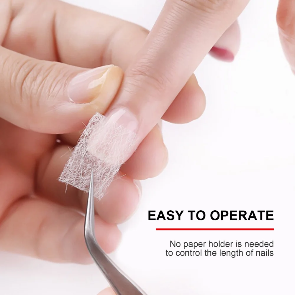 

6pcs Nail Extension Clips Nail Shaping Pinching Clips with 10pcs Fiber Paper