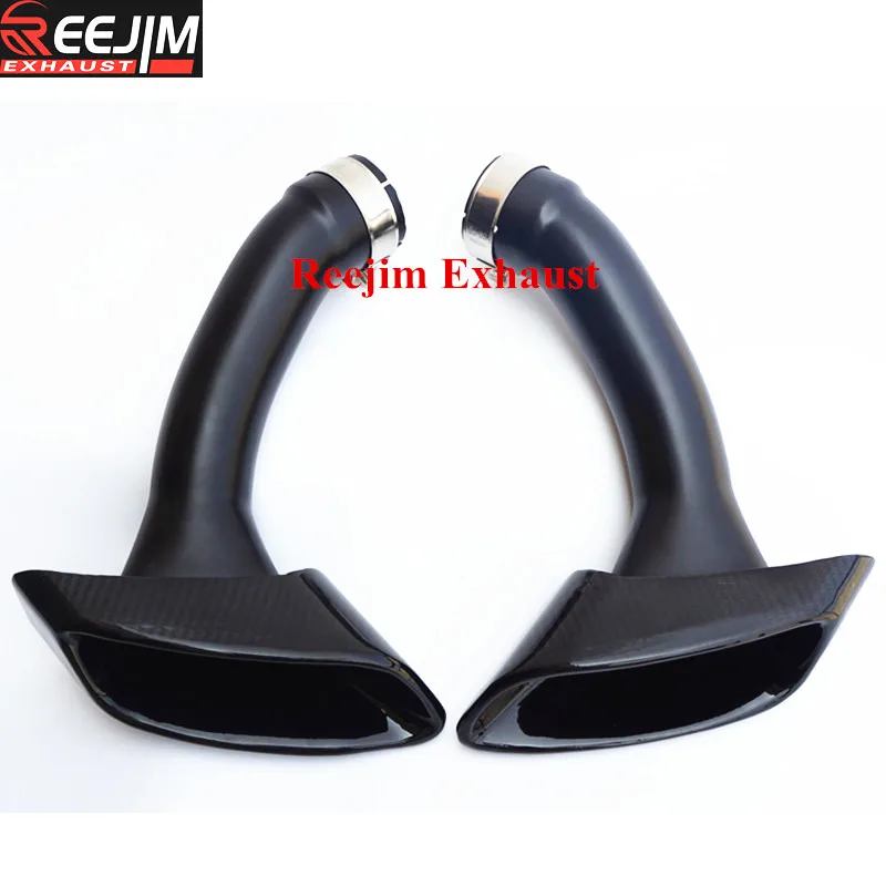 Carbon Fiber Exhaust Tip Muffler Tips suitable for BMW X6 E71 2008-2014 Design Black | Автомобили и мотоциклы