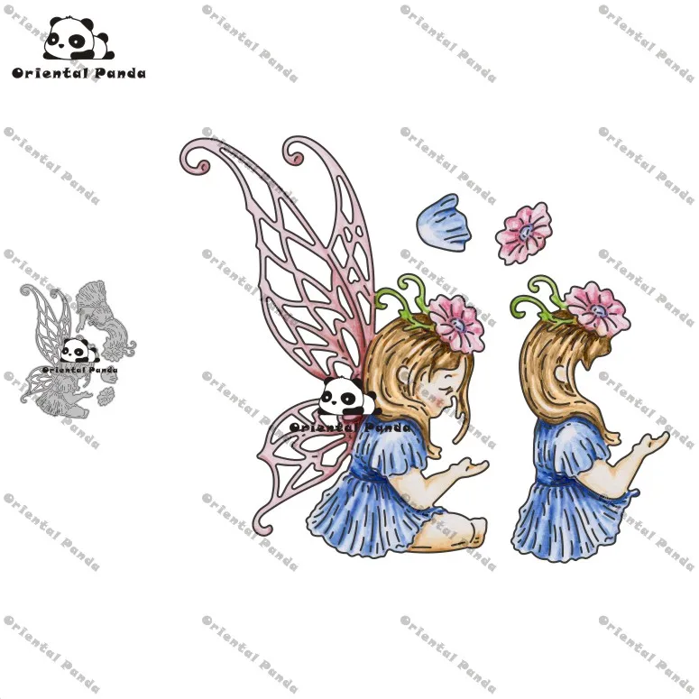 

New Dies 2020 flower fairy Metal Cutting Dies diy Dies photo album cutting dies Scrapbooking Stencil stamps and dies craft dies