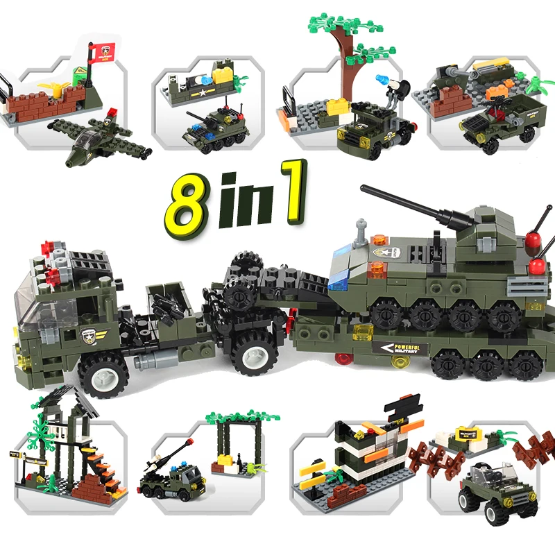 780 шт. Детский конструктор Городская полиция|Блочные конструкторы| |