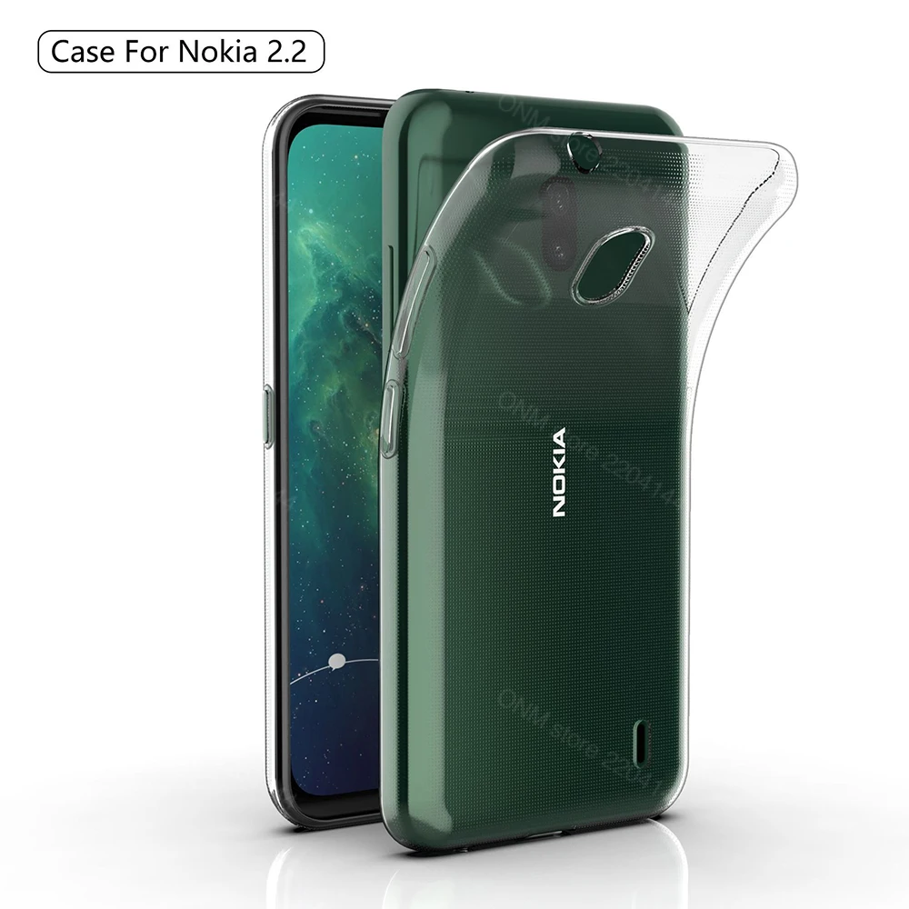 

Case For Nokia 2.2 TPU Silicon Clear Fitted Bumper Soft Case for Nokia 2.2 Transparent Back Cover