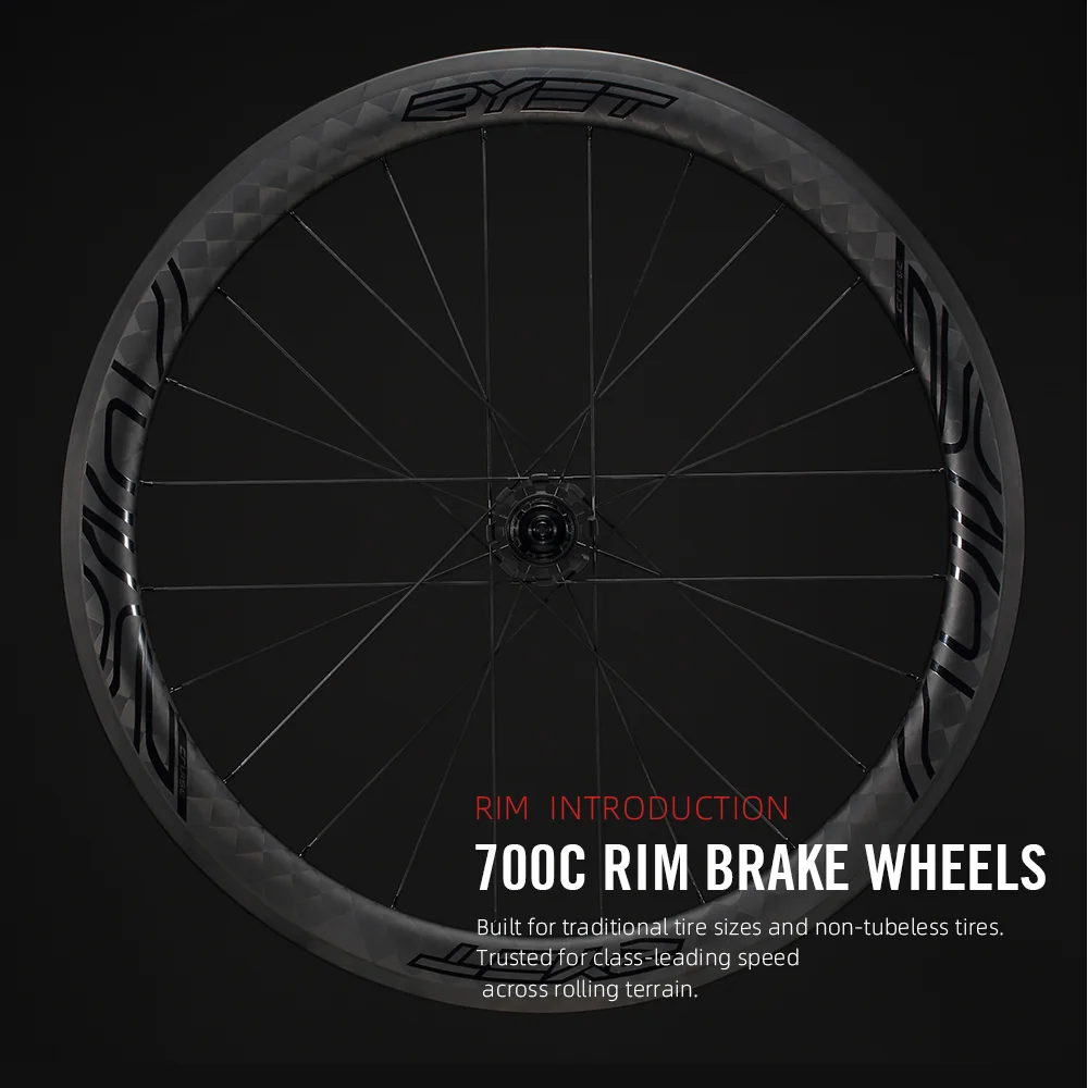 RYET углеродная колесная пара V тормоз 700c дорожные велосипедные аксессуары