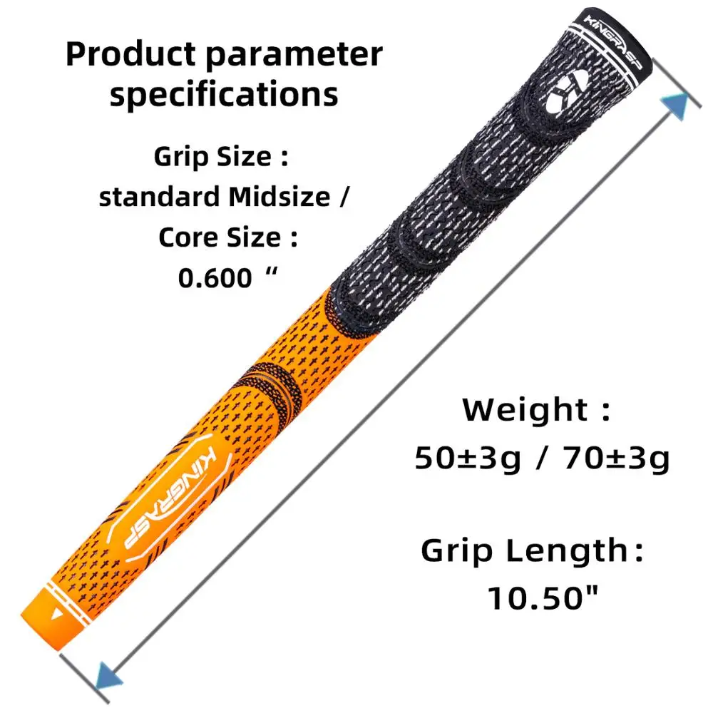 Kingrasp golf Grip 9 шт./лот, клюшки для клюшек, Резиновые клюшки для гольфа, спортивные аксессуары, девять цветов на выбор. Подходит для мужчин и женщин