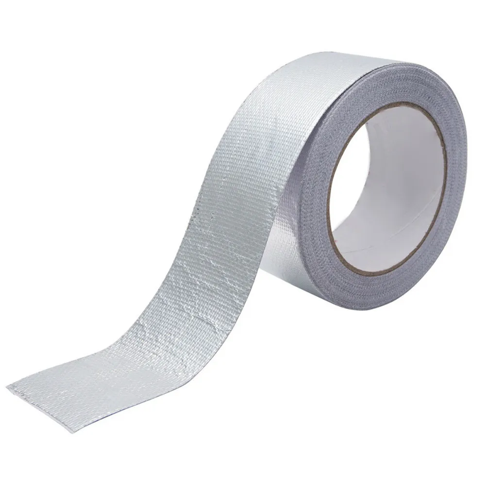 

Adhesive Heat Shield Wrap Tape Aluminum Auto Exhaust Pipe Replacement 5cm*25m