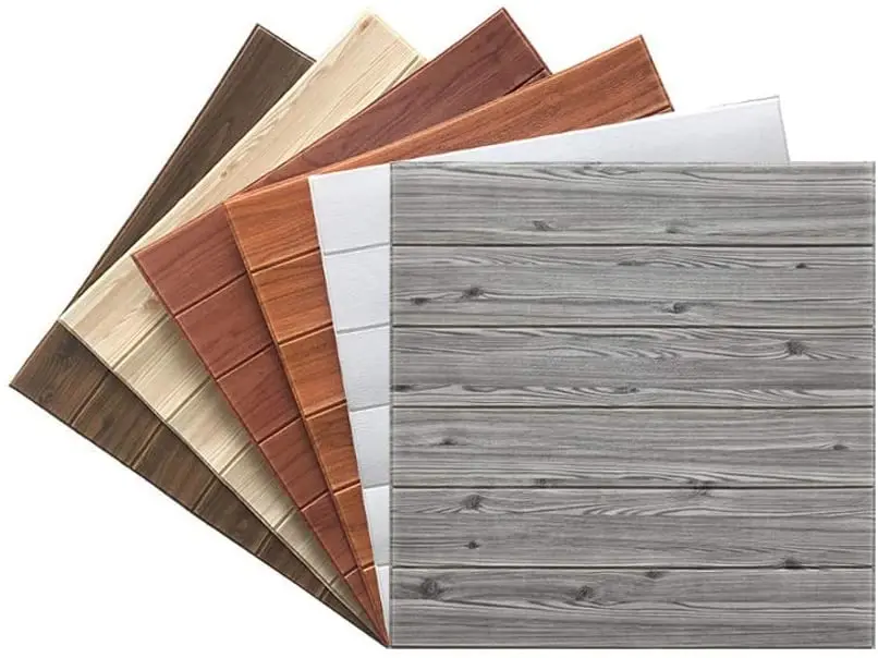 

3D настенная панель Имитация древесины кирпичные обои снимите и приклейте в гостиную фотообои (10 упаковок)