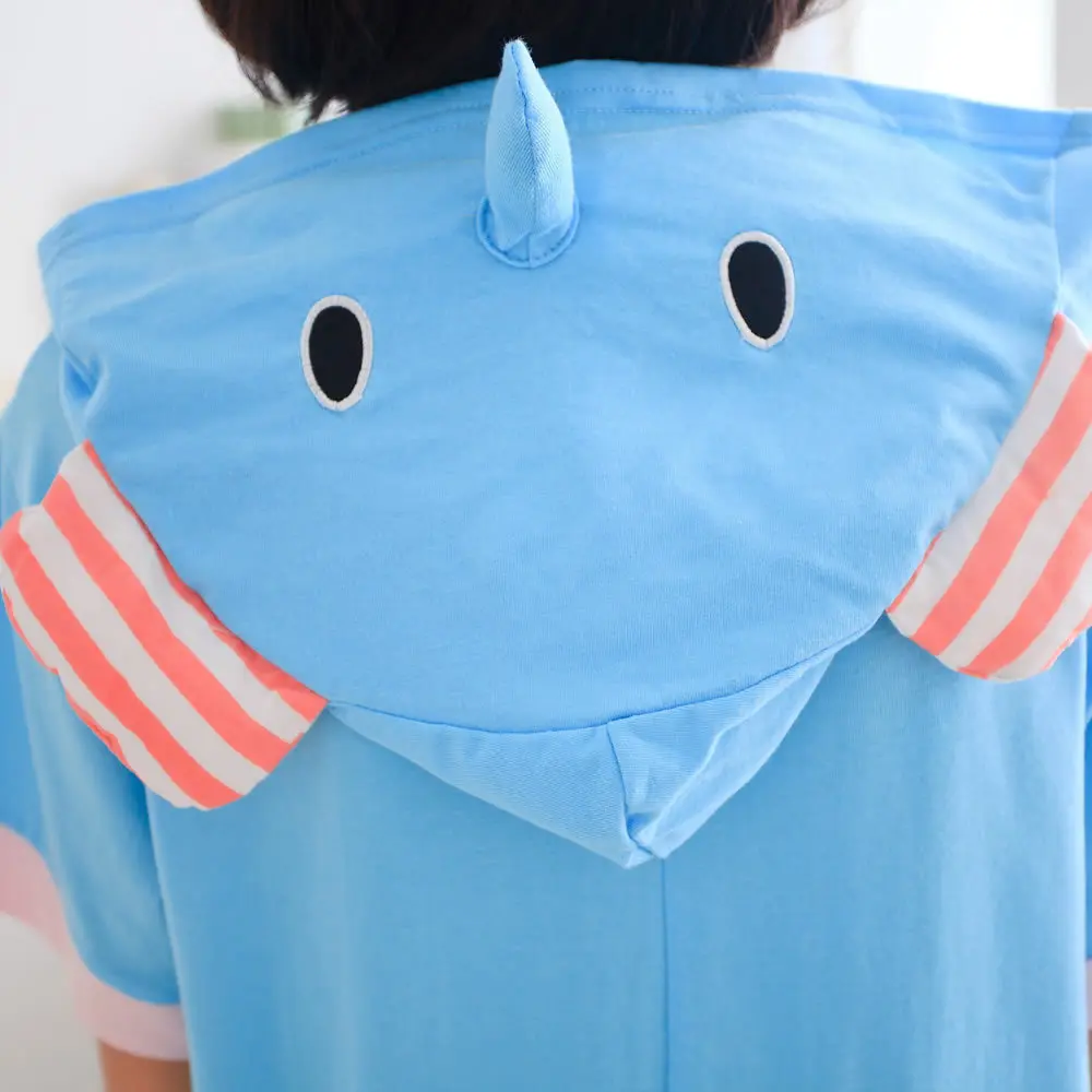 Костюм кигуруми в стиле аниме с животными слоном летняя Пижама комбинезон для