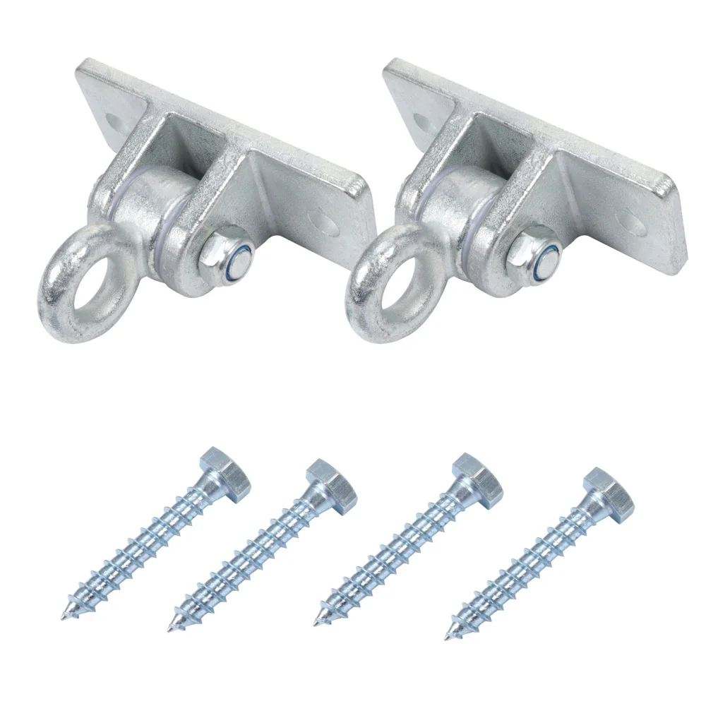 

1 Set Sturdy Swing Hangers Playground Porch Yoga Seat Indoor Outdoor Swing Hooks