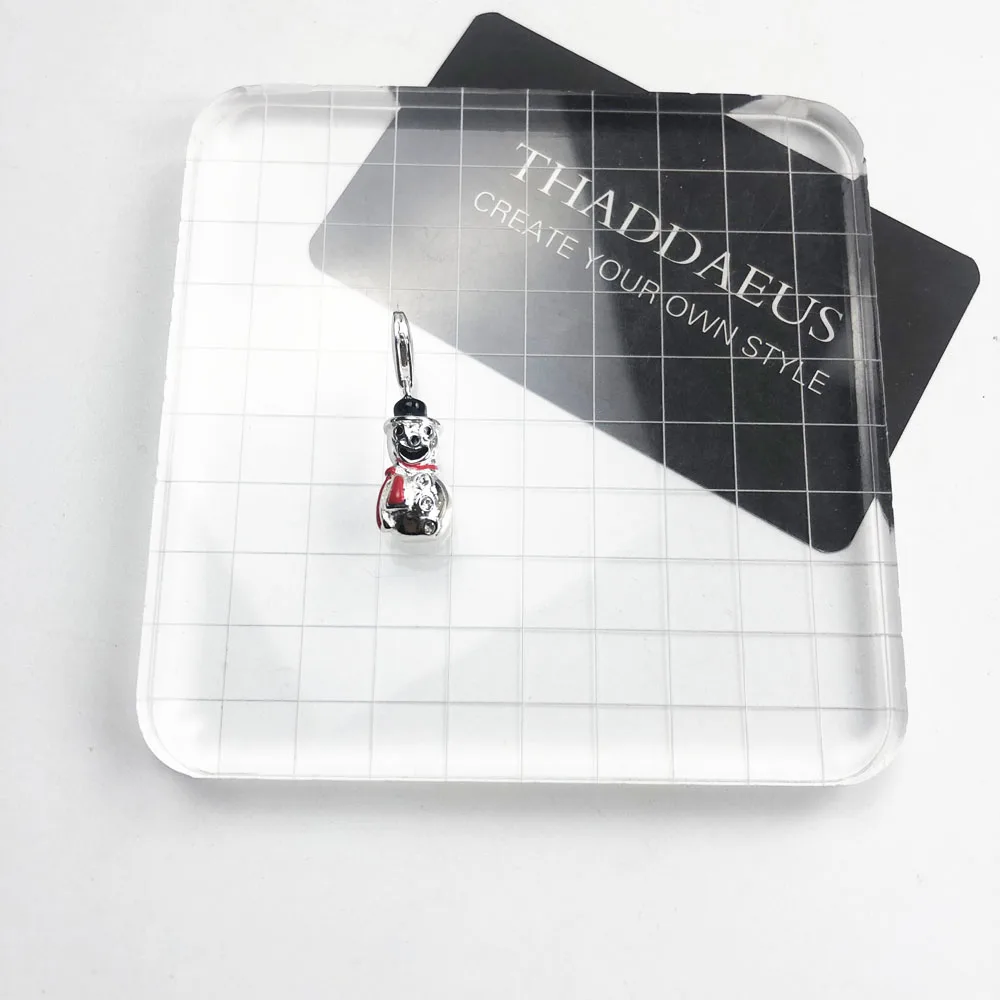 Женский и мужской браслет из серебра 925 пробы с подвеской в виде снега | Украшения