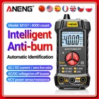 ANENG M167 цифровой мини-мультиметр ACDC Электрический тестер приборов Авто мультиметр True Rms транзистор NCV мультиметр