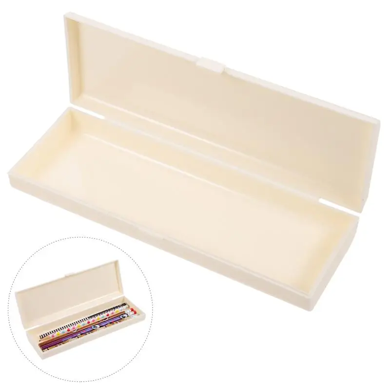 

1Pc Convenient Durable Practical Portable Useful Stationery Box Stationery Case for School