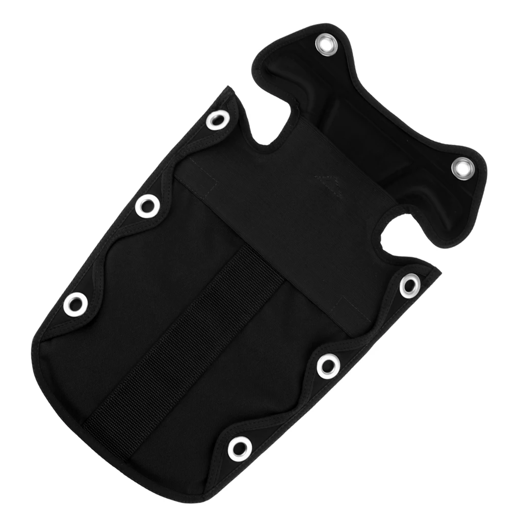Подводная нейлоновая задняя крышка Scuba Tech с Pad и 8 винтами для книг черный|Бассейн
