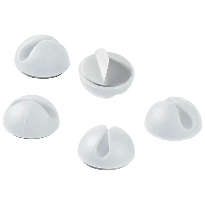 5 Pcs Multipurpose Desktop Cable Tidy Holder Clips Wire Cord Line Fixer Organisers Charging | Электроника