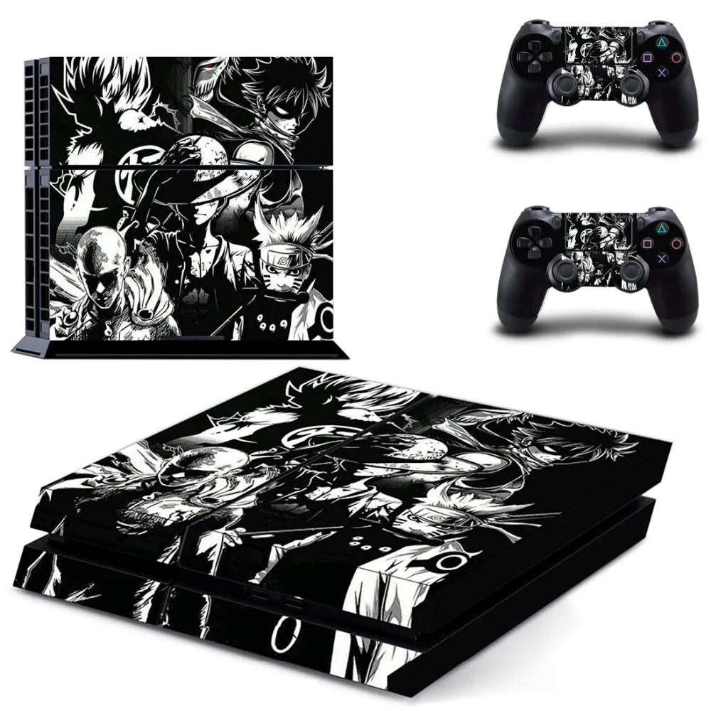 Аниме Наруто, боруто полное покрытие лицевые панели наклейка для PS4 Наклейка для playstation 4 консоли и контроллеры наклейка для PS4 виниловая наклейка