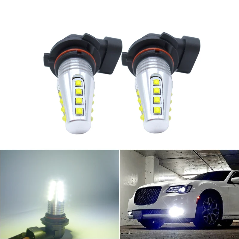 

2x LED H11 LED Fog Light H8 9006 9005 HB3 HB4 LED Bulb 80W CREE LED DRL Lamp For VW Bora Jetta Golf 7 Passat B5 B6 Mk4 Beetle