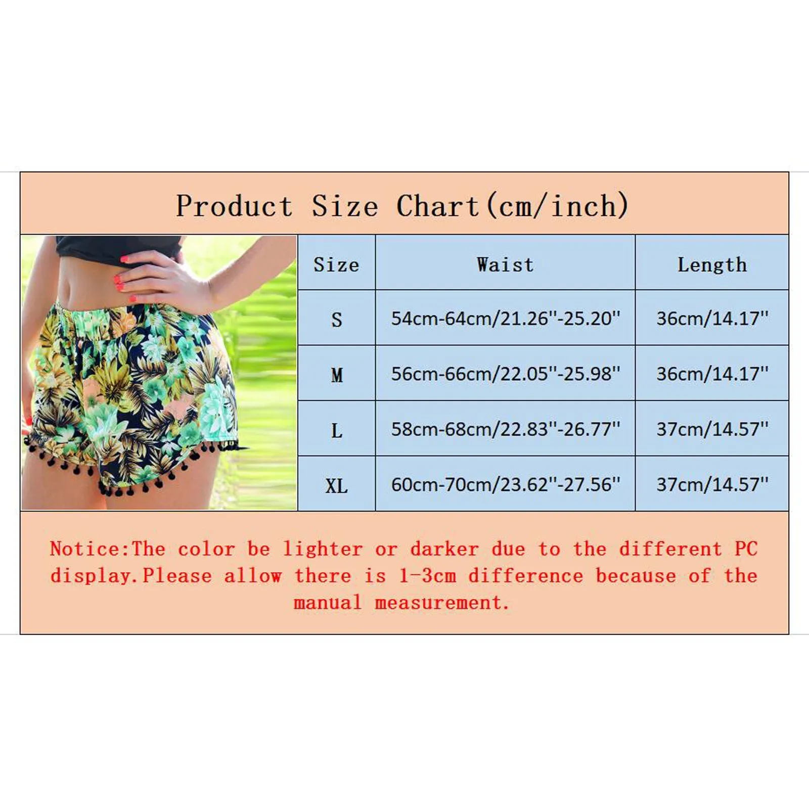 

Bohemian Women pants Small Ball Edge Printed Elastic Waist Shorts Beach Pants Aesthetics Streetwear short femme