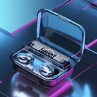 Наушники-вкладыши TWS с сенсорным Беспроводной Bluetooth 5,1 наушники Водонепроницаемый светодиодный цифровой Дисплей спортивные стерео Шум снижение наушники fone bluetooth