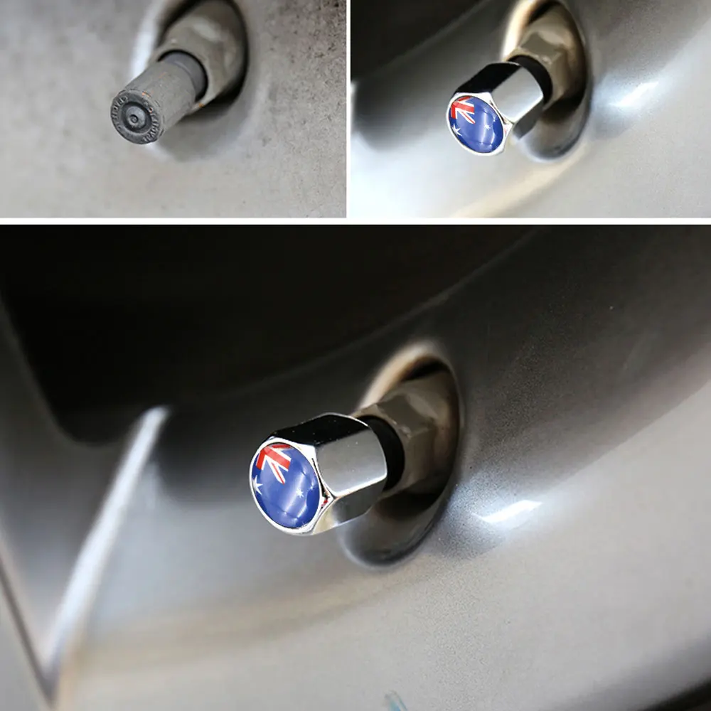 DSYCAR 1 комплект цинковый сплав противоугонные автомобильные колеса крышки