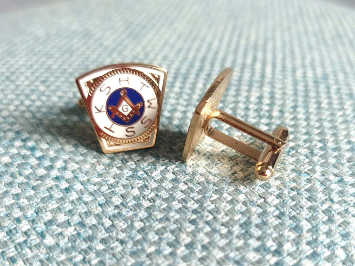Wholesale Holy Royal Arch Freemason Masonic Cufflinks for Men's T-shirt Freemasonary the Lodge | Дом и сад
