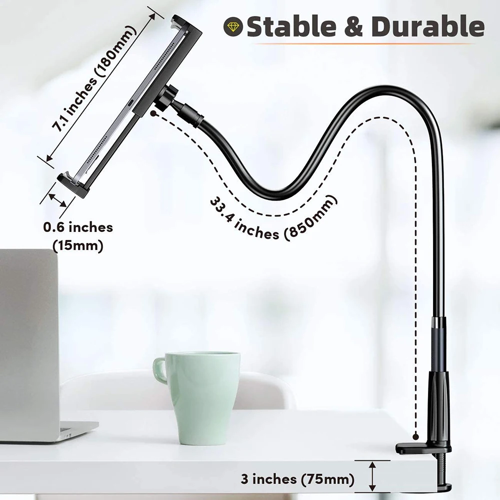 

Universal Mobile Phone Holder Stand Support Smart Long Arms Flexible Desk Bed Clip Lazy Phone Bracket For iPad Tablet Smartphone
