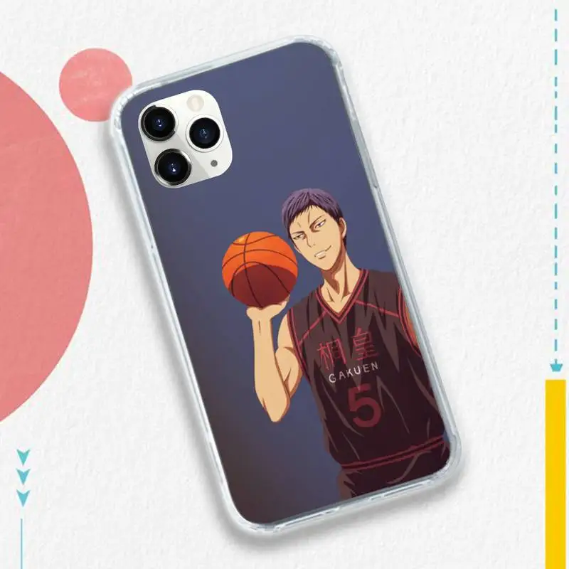 

Kurokos Basket Japan anime Phone Case Transparent soft For iphone 5 5s 5c se 6 6s 7 8 11 12 plus mini x xs xr pro max