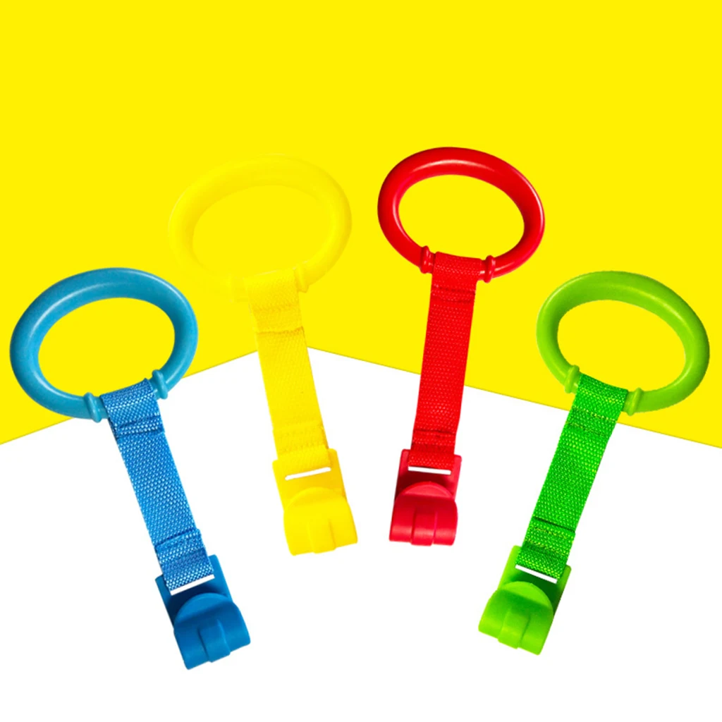 

1pc ABS Baby Toddler Learning Walk Crib Pull Ring Safety Stand Up Assistance Props for Toddler Training Tool