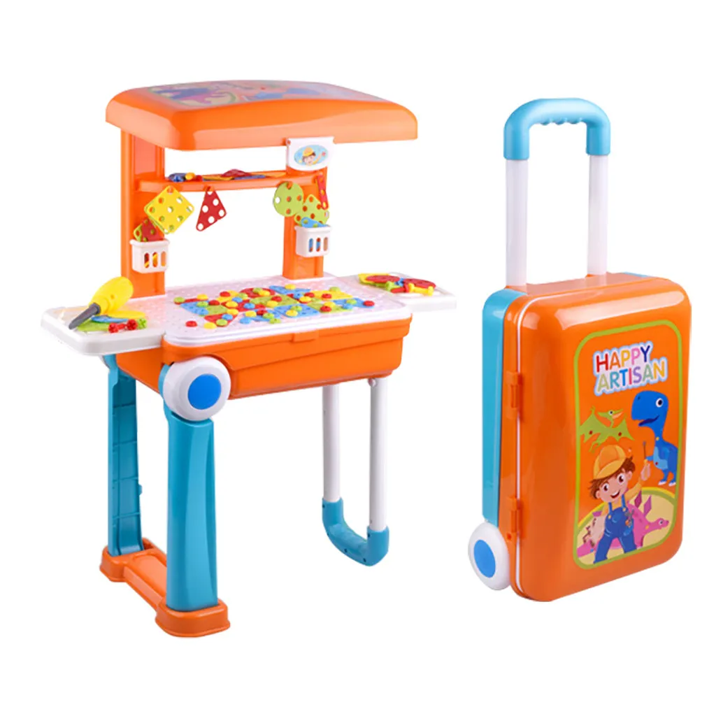 Детские игрушки для кухни катающийся чемодан имитация готовки/доктора/макияжа