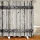 Винтажная деревянная занавеска на окна, ретро занавеска в деревенском стиле, деревянная занавеска для ванной комнаты, занавеска для ванной, занавеска на стену с крючками