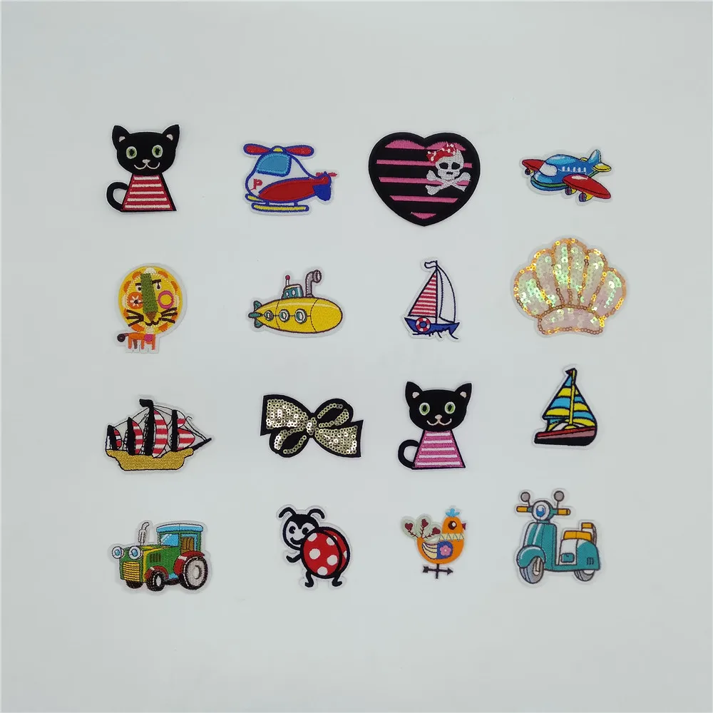 Модная мультяшная железная эмблема Горячая наклейка все для шитья аппликация полосатая нашивка DIY Вышивка Одежда Женские аксессуары