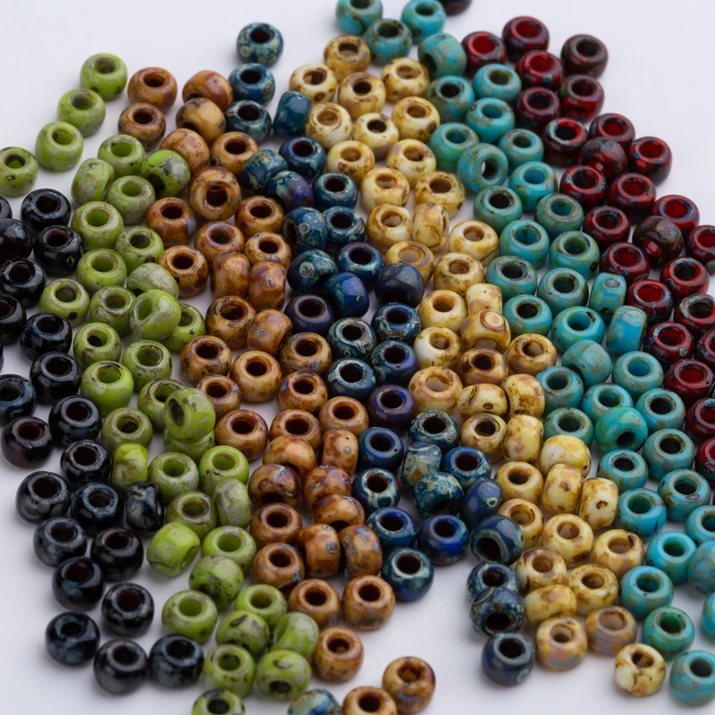 Бусины из японского жемчуга Миюки в стиле Пикассо 4 мм 6/0 дюйма для изготовления