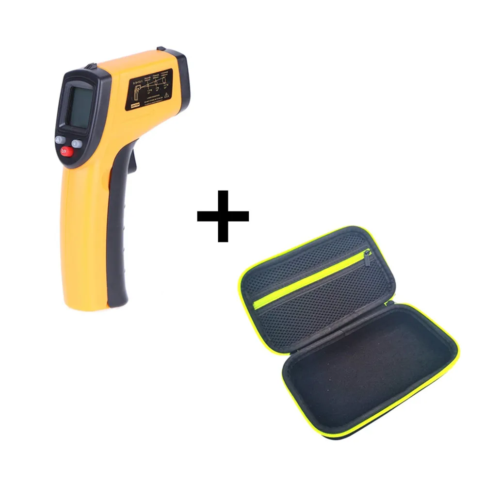 

Бесконтактный ИК-термометр GM320, Ручной цифровой лазерный измеритель температуры поверхности с ЖК-дисплеем