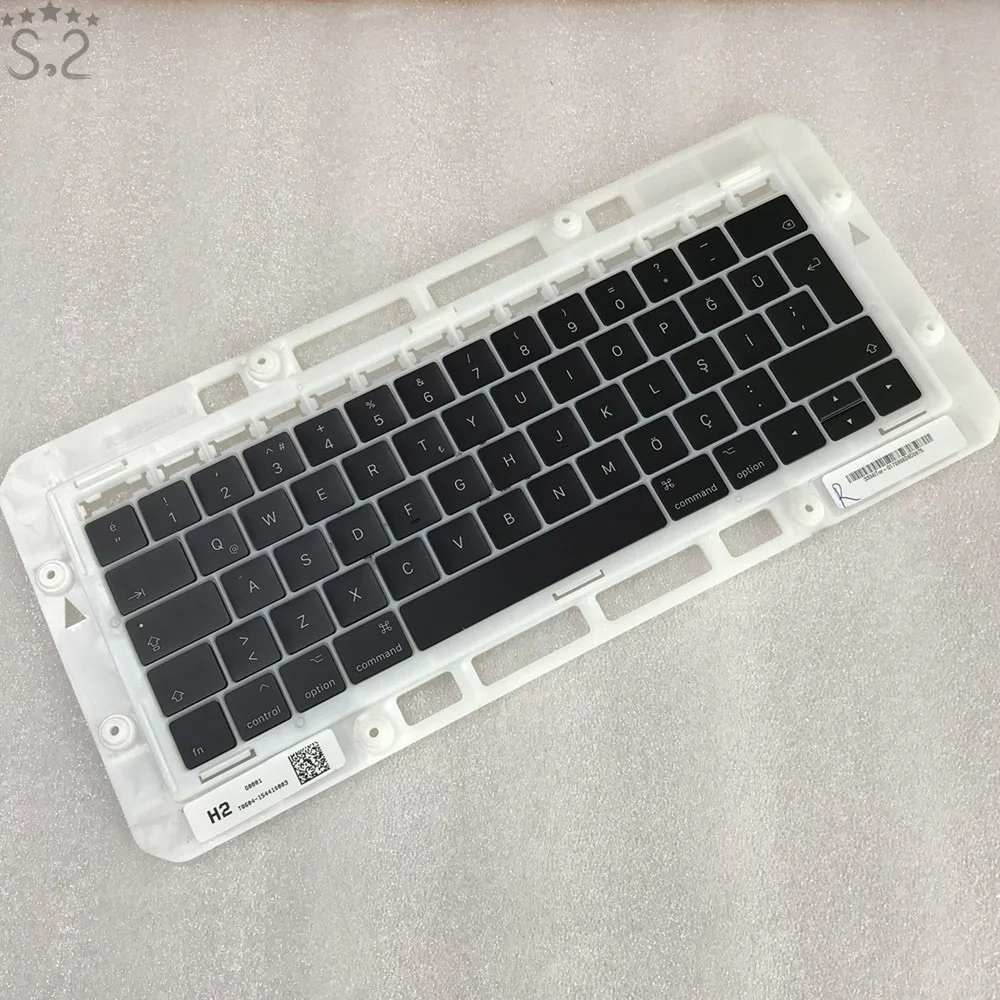 A1706 A1707 Keycap для Macbook Pro retina 1" 15" Key cap Немецкий/Испанский/Турецкий/французский/японский/Великобритания/США/Корейский/Итальянский ключи