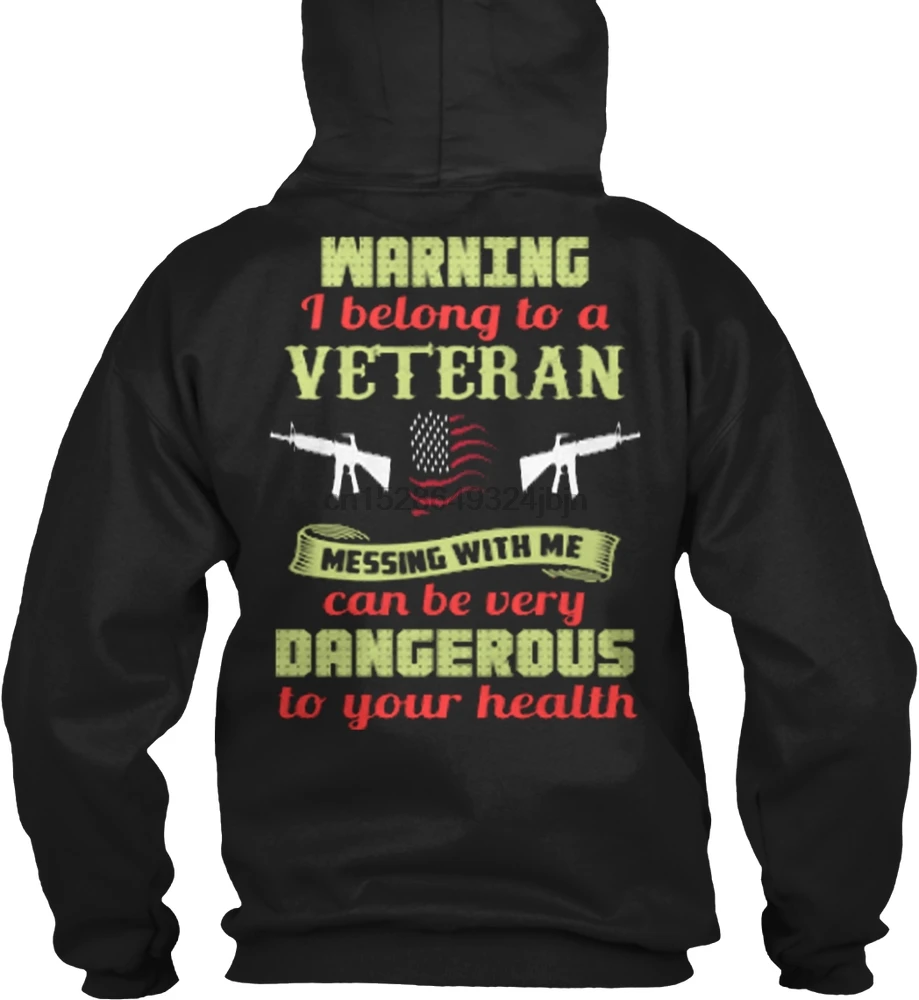 Мужская толстовка с длинным рукавом ветеран-солдатик-военный-армейский 100