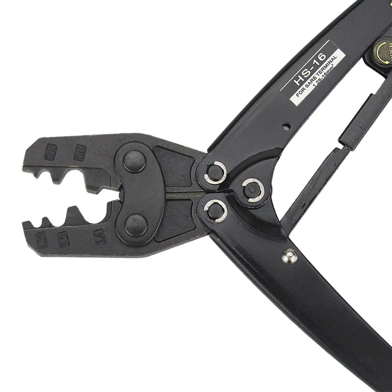 

HS-16 Crimping Pliers Cable Lug Crimper Tool Bare Terminal Wire Plier Cutter 1.25-16 Square Millimeter Cutters Cutting Hand Tool