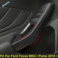 lapetus auto front door handrail sort out storage box plastic interior for ford focus mk4 puma 2019 2021 black accessories