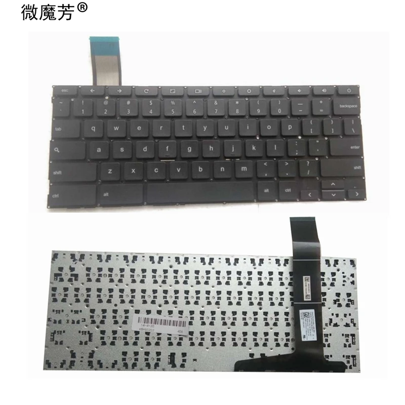 Новая Черная английская клавиатура для ноутбука ASUS C202 C201 C201P C201PA C202S C202SA - купить