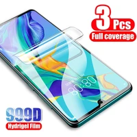 3pcs hydrogel protective film for huawei p30 p40 p20 lite mate 10 20 pro screen protector for huawei p30 p20 p40 pro lite film