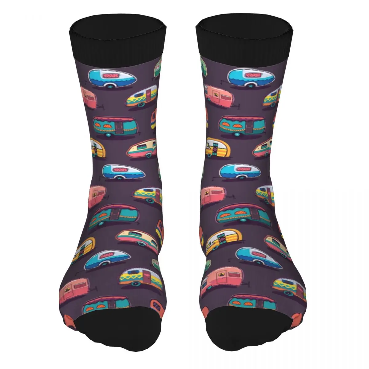 Носки мужские толстые контрастных цветов из 5% спандекса | Мужская одежда