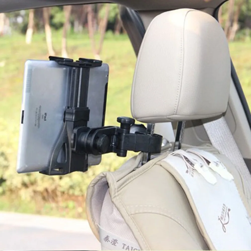 

Car Seat Holder 360 degree swivel ball head New Adjustable Car Seat Headrest Mount Holder for iPad Galaxy Tablet Holder