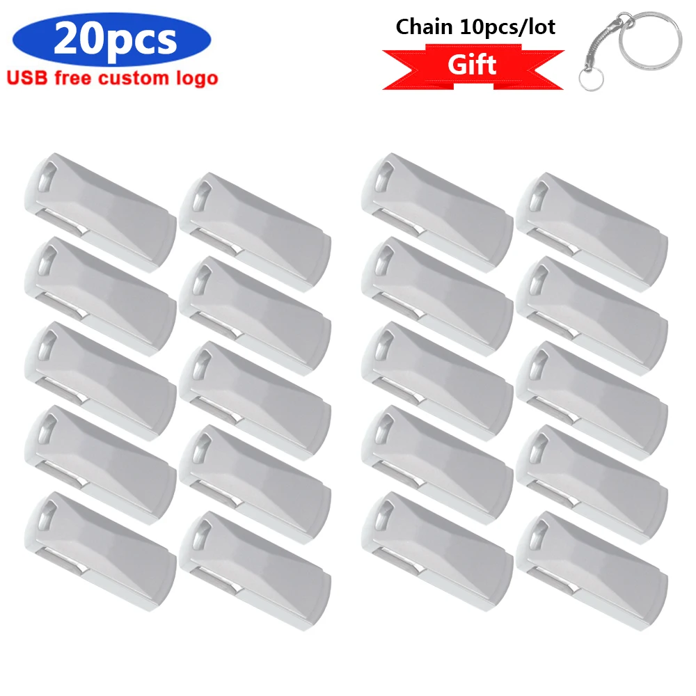 

USB 2,0 флеш-накопитель, 128 ГБ, 64 ГБ, 32 ГБ, 16 ГБ, флешка, металлический USB флеш-накопитель, флешка, 32, 64, 128 ГБ, USB-накопитель 20 шт./лот