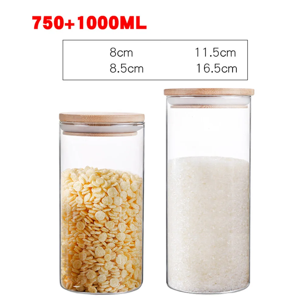 2 шт. коробка для хранения еды с крышкой деревянная Герметичная крышка кухонные