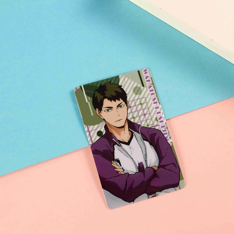 1 шт. Японское Аниме Haikyuu! Наклейки для карт с фигурками наклейки интегральной