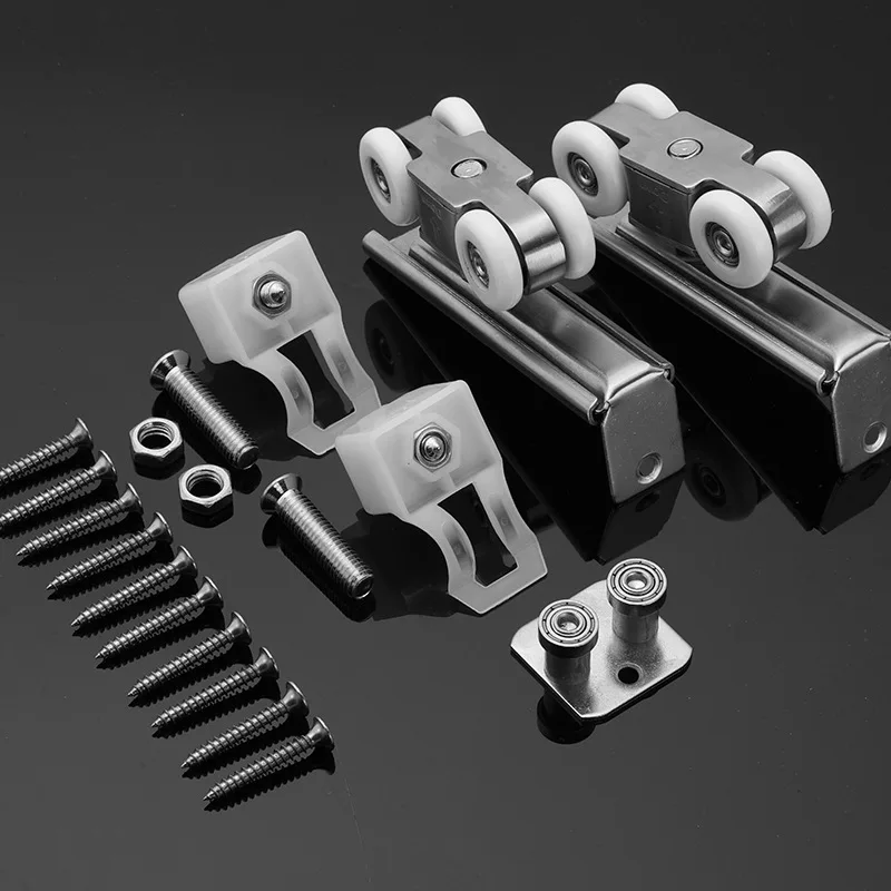 2 шт. роликовый шкив для раздвижных дверей с высокой нагрузкой 100 кг бесшумный