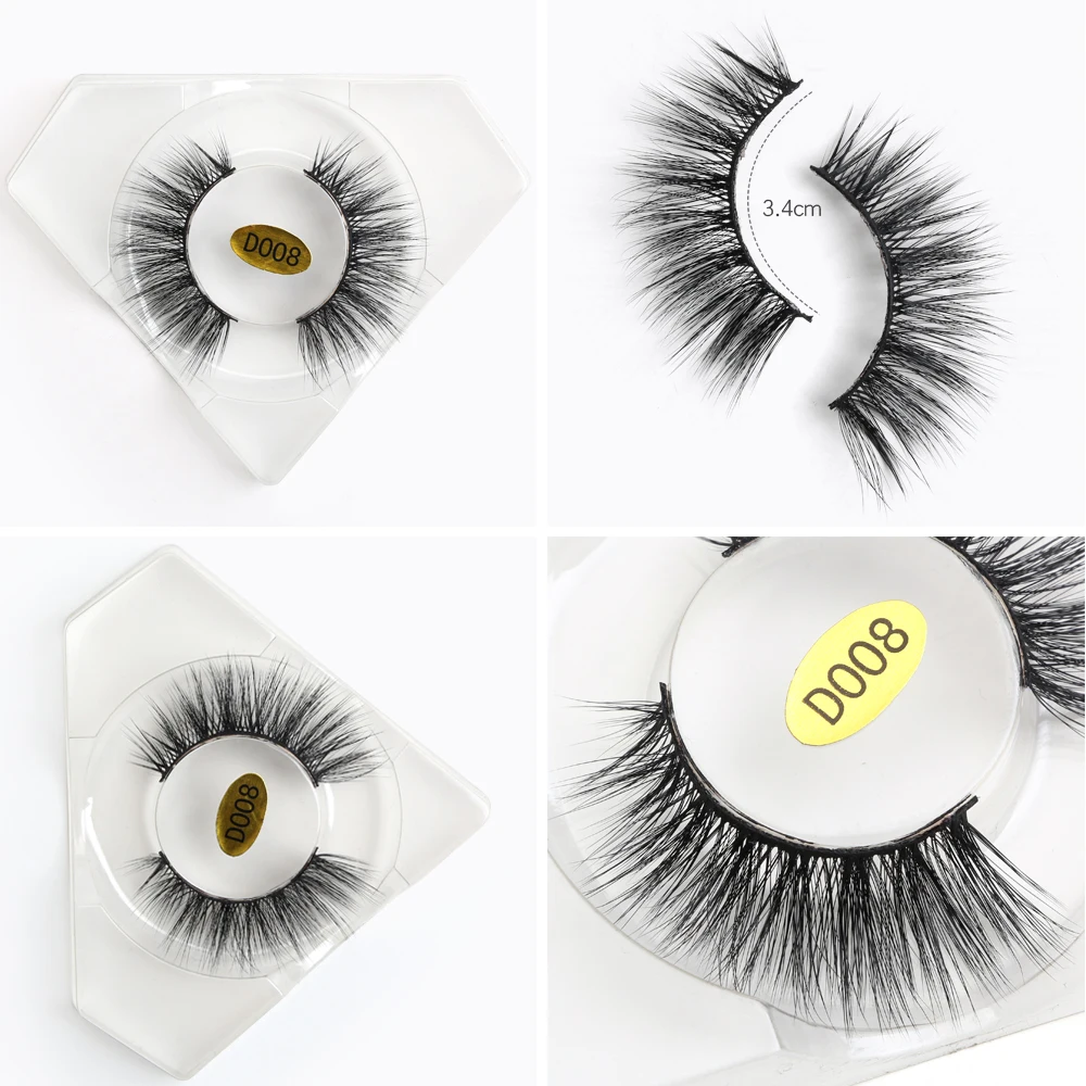 

5/50 Pairs 3D Wholesale Mink Lashes Pack Bulk lash Boxes Faux Cils Naturel False Eyelashes Makeup Packaging Maquiagem Dramatic