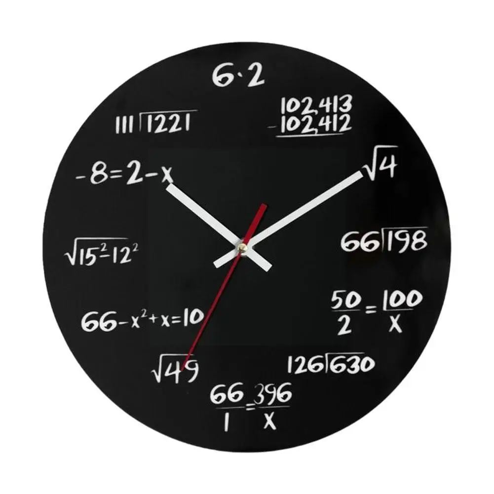 Новинка настенные часы для бега и танцев Забавный декор в виде костей