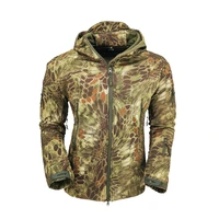 outdoor waterproof plush soft shell assault suit mens three in one thick camouflage jacket mens wear