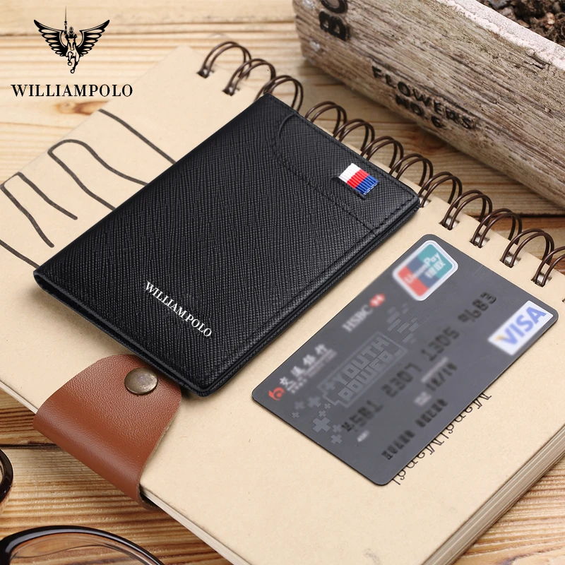 

Card Holder Male Leather Vertical Ultra Thin Card Holder Business Card Holder Holder Drivers License Leather short Wallet